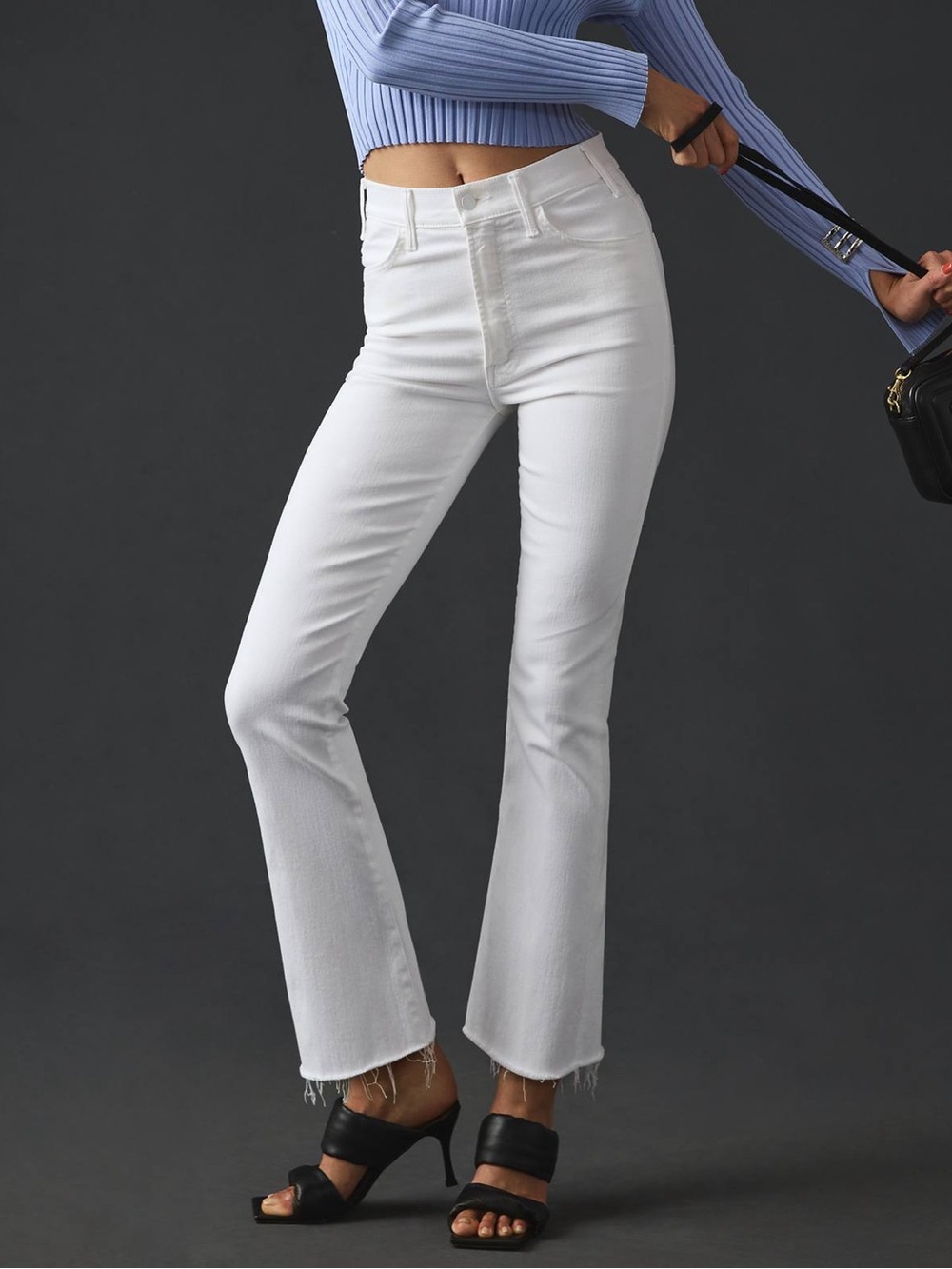 MOTHER Denim The Hustler Ankle Fray Jeans in Fairest of Them All